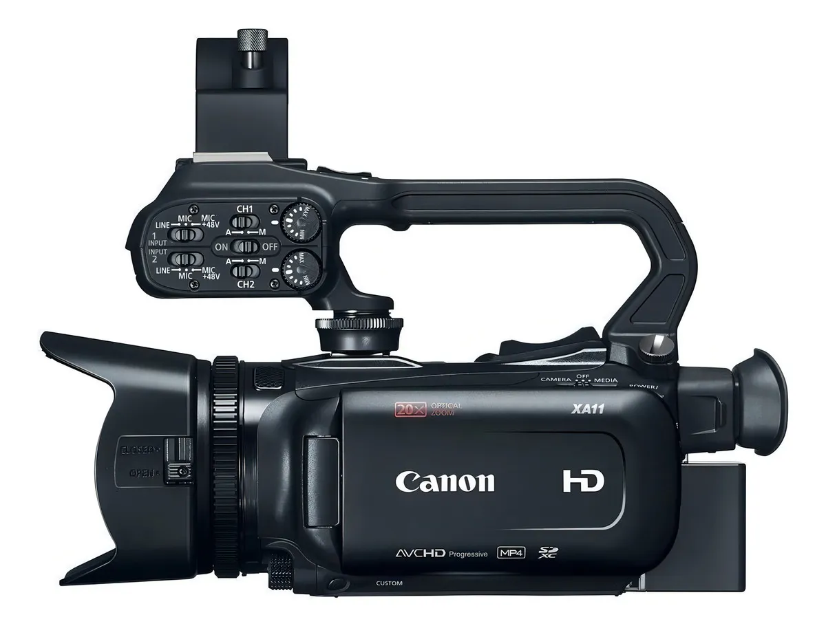 Cámara de video profesional Canon XA11 Full HD NTSC negra