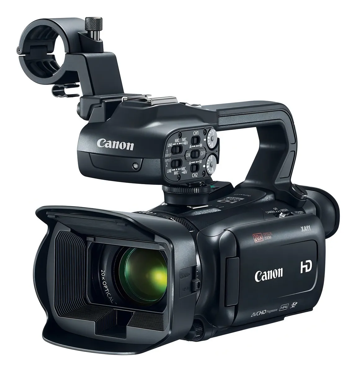 Cámara de video profesional Canon XA11 Full HD NTSC negra
